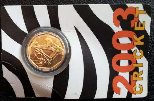 SA Munt Prooflike "Cricket" 50c 2003 Coin