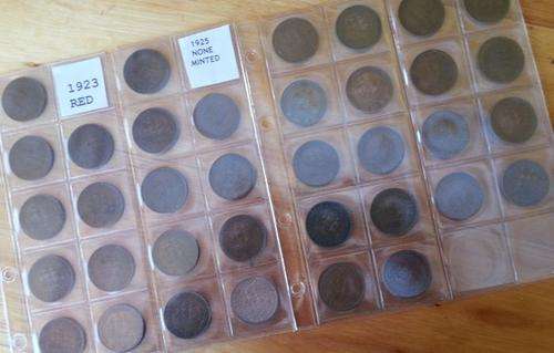 The Penny Collection 1923 to 1959 36 Coins one bid for all