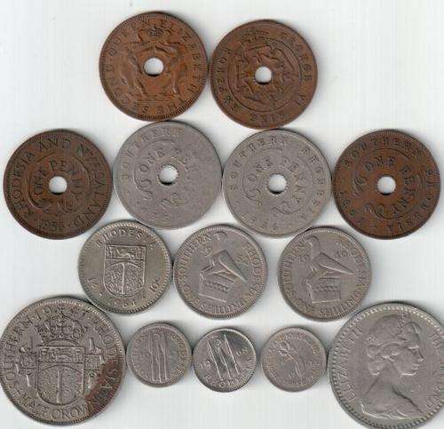 103 RHODESIA COINS