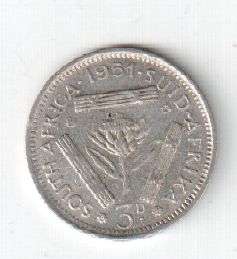 1951 TICKEY the Silver THREEPENCE