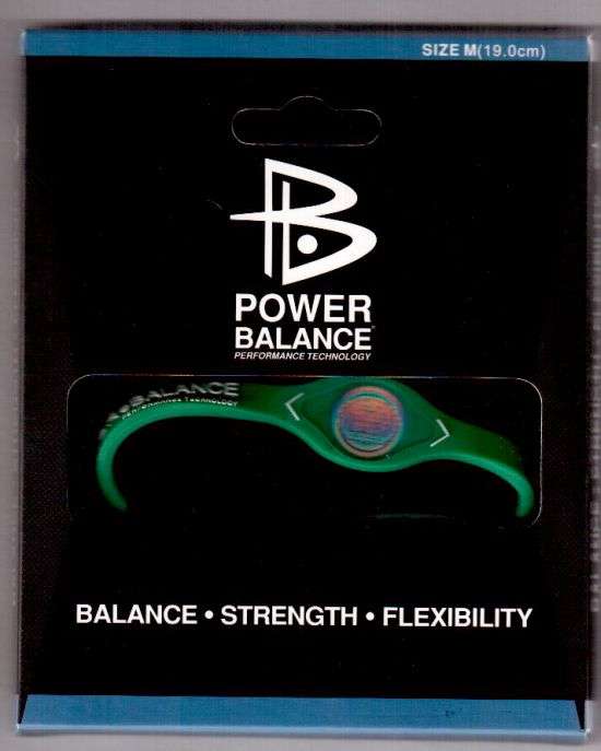 Power Balance M-19.0cm GREEN/White wording in Original Packaging