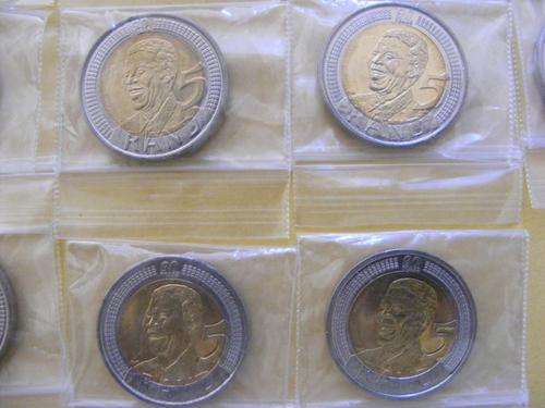 2008 Mandela Birthday R5 coins-Excellent grade!!!!!!!!
