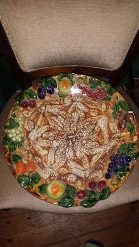 St Peter Graz Majolica Fruit Plate
