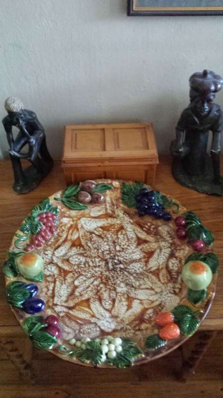 St Peter Graz Majolica Fruit Plate