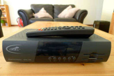 Like New DSTV Dish set with Decoder and wall bracket