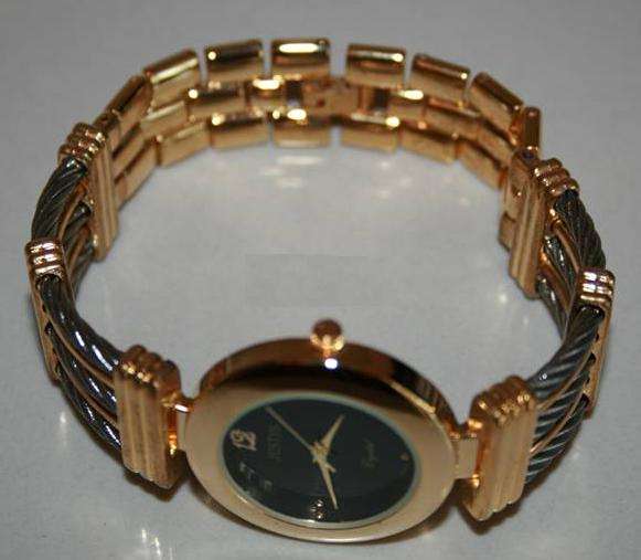 Justin two tone Rope watch - Black