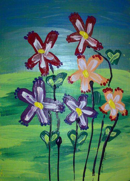 'Field Flowers 1' by Silindile Ngcobo