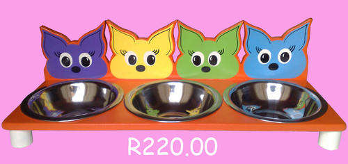 Cat food stand