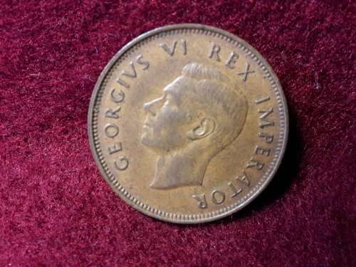 1946 SA UNION HALF PENNY - As per photo