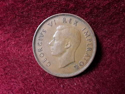 1938 SA UNION HALF PENNY - As per photo