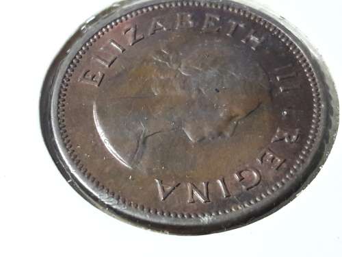 1958 SA UNION HALF PENNY [UNC]