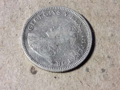 1929 SA UNION SIXPENCE [6d]