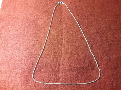 LOVELY SOLID GENUINE STERLING SILVER BOX NECKLACE
