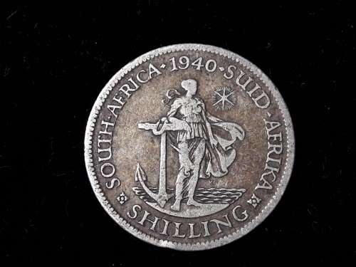 1940 SA UNION SILVER SHILLING