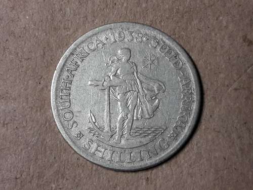 1938 SA UNION SILVER SHILLING