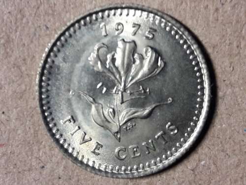 1975 RHODESIA 5 Cents [UNC]