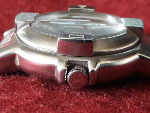 STORM WATCH WITH GENUINE CALFSKIN LEATHER STRAP IN EXCELLENT CONDITION