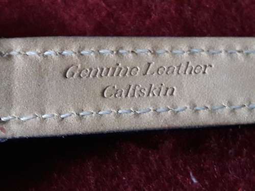 STORM WATCH WITH GENUINE CALFSKIN LEATHER STRAP IN EXCELLENT CONDITION