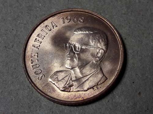 1968 RSA 2 CENT ENGLISH UNC