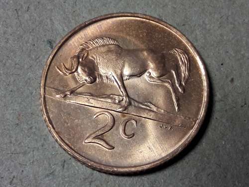 1968 RSA 2 CENT ENGLISH UNC