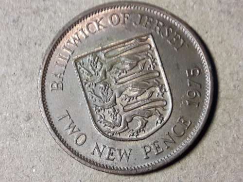 1975 JERSEY  2 New Pence - Elizabeth II 2nd portrait  [UNC]