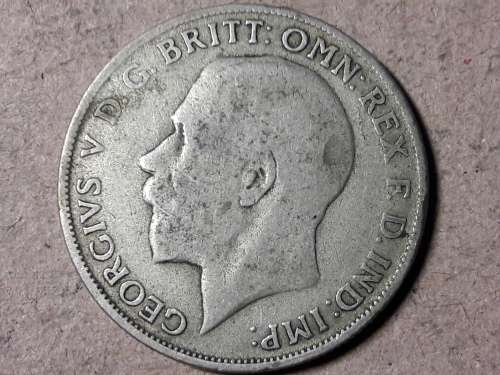 1921 SILVER BRITISH FLORIN