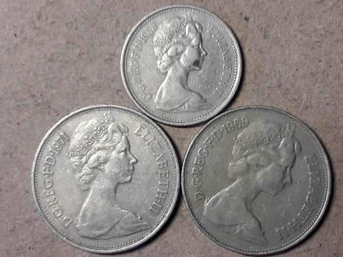 3 x BRITISH COINS