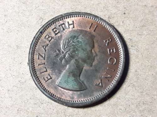 1960 SA UNION ¼ Penny - Elizabeth II [UNC]