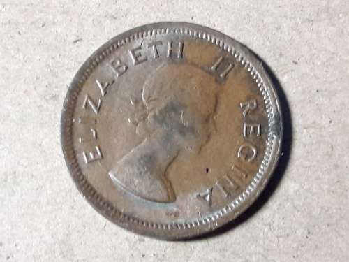 1955 SA UNION ¼ Penny - Elizabeth II [UNC]
