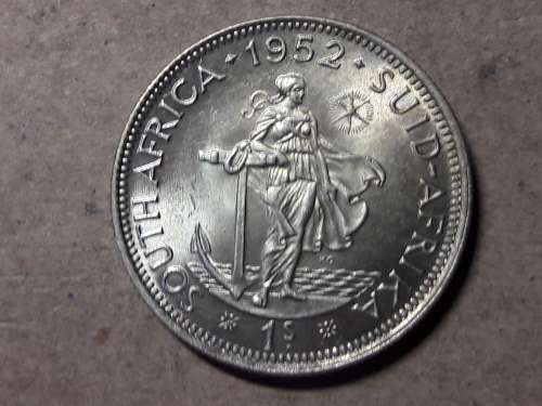 1952 SA UNION SILVER SHILLING [BRILLIANT UNC]