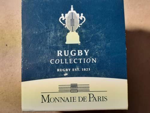 2007 1 ½ Euro Rugby World Cup SILVER MEDALLION RARE AND SOUGHT AFTER  22.8 g
