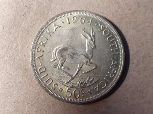 1964 RSA SILVER 50 CENT