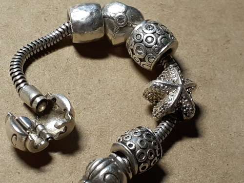 LOVELY DONNA MIA GENUINE SOLID STERLING SILVER BRACELET [30,57 g]