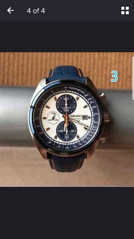 Seiko Tachymeter Chronograph 100m Men's Watch