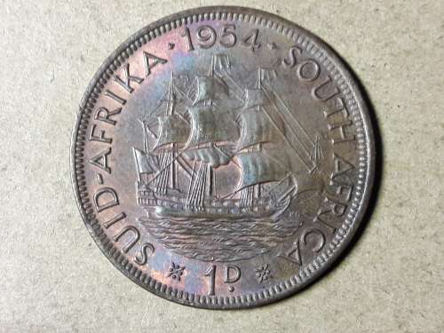 1954 SA UNION PENNY [MINT STATE]