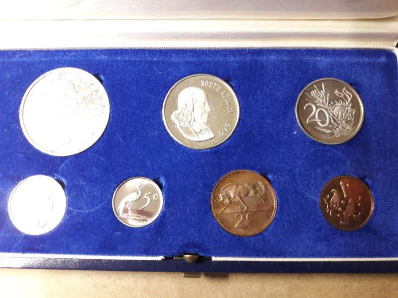1969 RSA SHORT PROOF SET IN SAM BOX