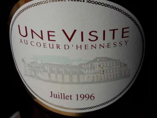 1996 HENNESSY COGNAC UNE VISITE VINTAGE JUILLET