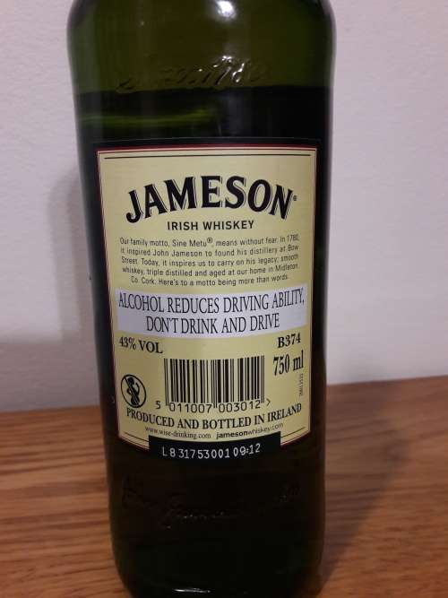 JAMESON IRISH WHISKEY