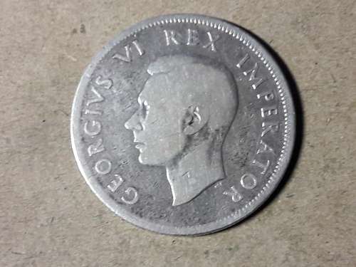 1938 SA UNION SILVER HALF CROWN [FILLER COIN]