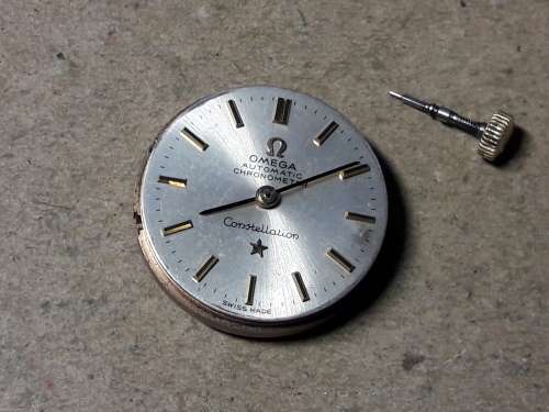 OMEGA MOVEMENT THAT WAS TAKEN OUT OF SOLID GOLD CASING [Was in working condition before taken out]