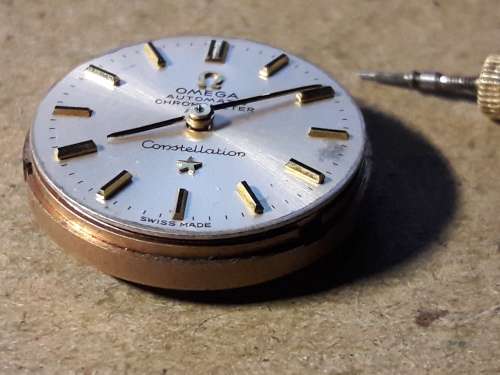 OMEGA MOVEMENT THAT WAS TAKEN OUT OF SOLID GOLD CASING [Was in working condition before taken out]
