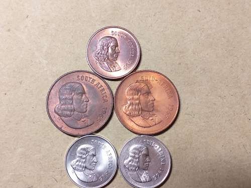 9 x 1965  RSA COINS INCLUDED 1 CENT ENGLISH [Some mint state or proof]