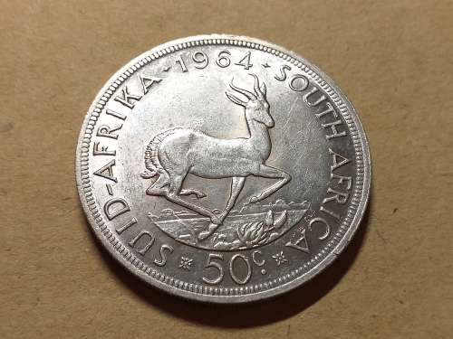 1964 RSA SILVER 50 CENT