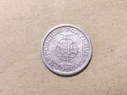 1960 Mozambique SILVER 5 Escudos