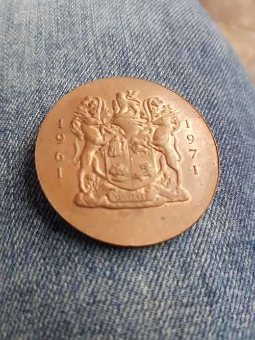 1971 RSA GROEI-GROWTH MEDALLION