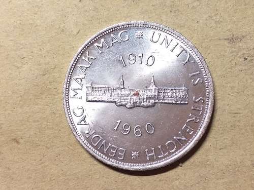 1960 SA UNION SILVER 5 SHILLINGS [Uncirculated]