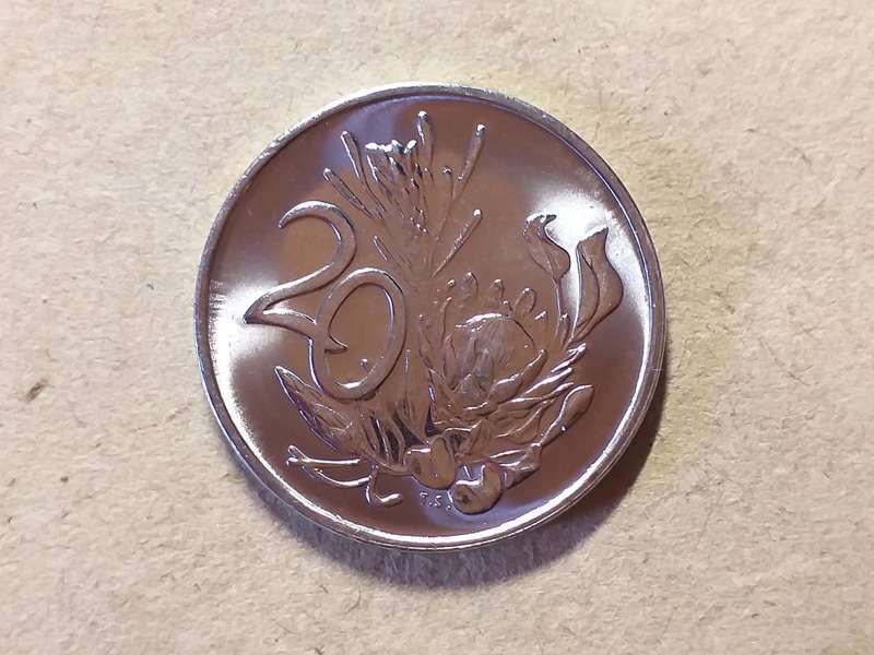 1985 RSA NICKEL 20 CENT [Proof]