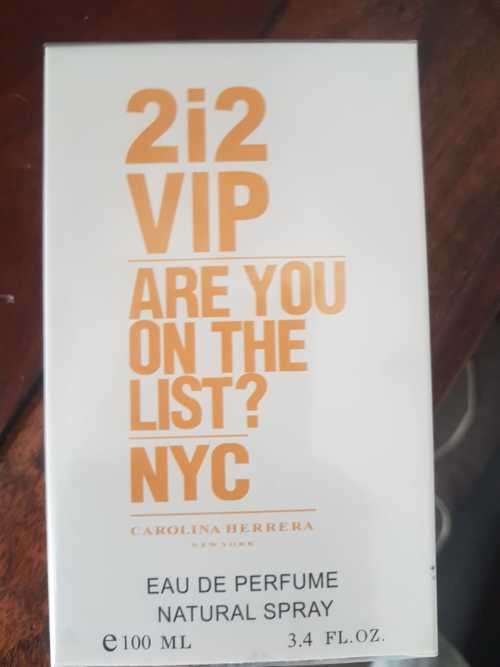 CAROLINA HERRERA 2i2 VIP EAU DE PERFUME  100 ml NATURAL SPRAY [Unwanted gift]