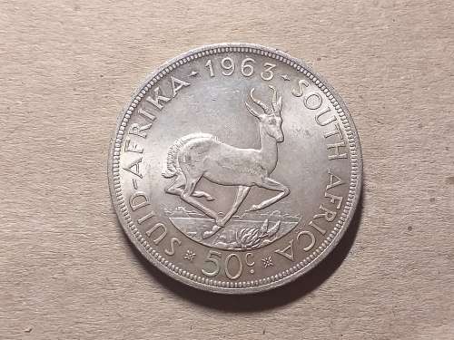 1963 RSA SILVER 50 CENTS