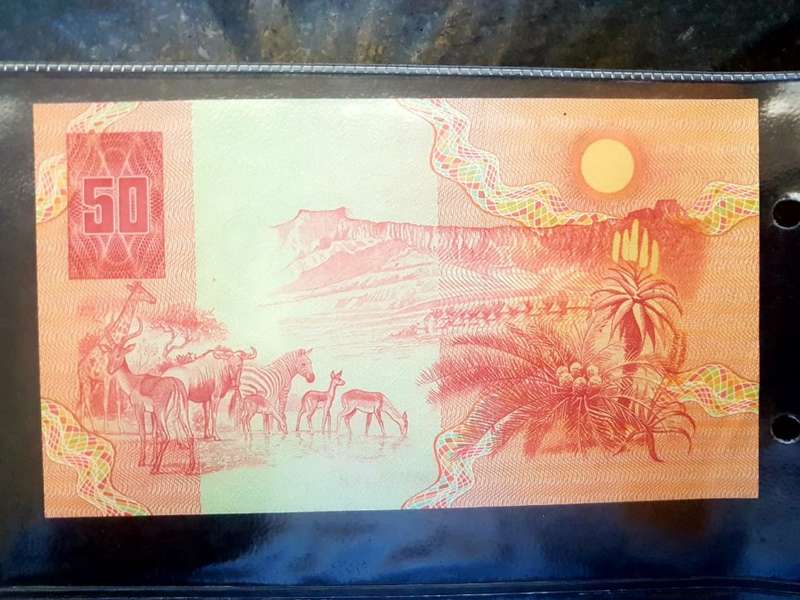 SOUTH AFRICAN R50 BANK NOTE Uncirculated [Gerhard de Kock]